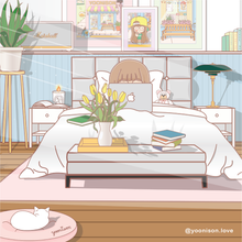 Load image into Gallery viewer, ART PRINT "STAY IN BED" AP002