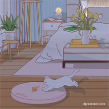 Load image into Gallery viewer, ART PRINT "STAY IN BED-NIGHT" AP005