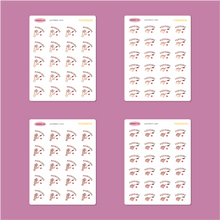 Load image into Gallery viewer, NAIL POLISH MANICURE PEDICURE PLANNER STICKERS SD0006~SD0007