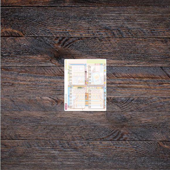 YOONISON STORE ILLUSTRATION VERTICAL WEEKLY FULL CHECKLIST BOXES KEY001-03